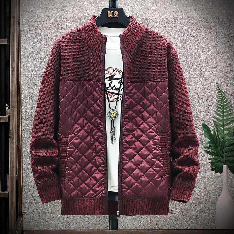 Cozy Up with the Plush and Thick Stitched Sweater Jacket
